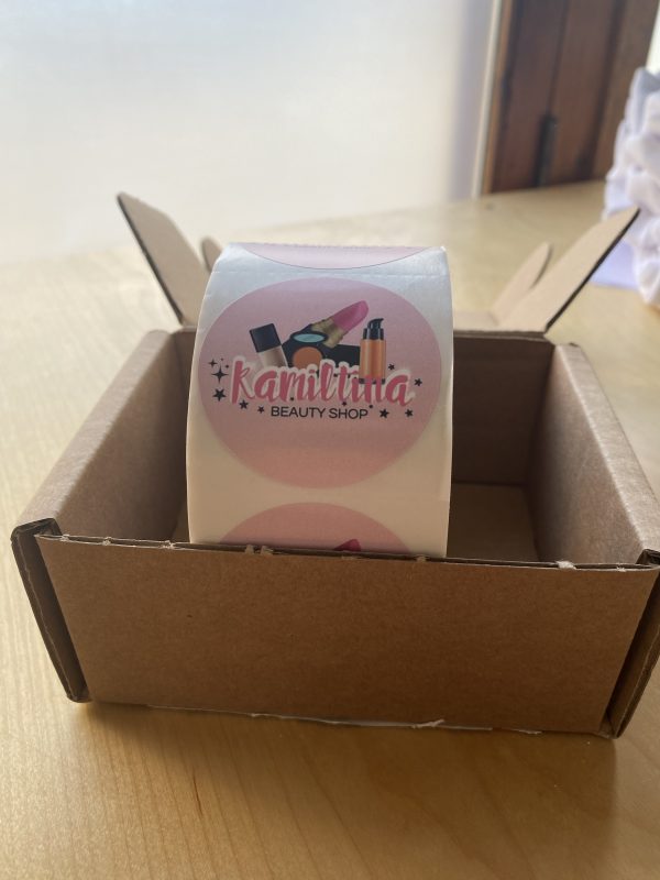 Pegatinas redondas de vinilo 5cm
