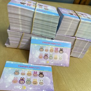 5000 PEGATINAS de papel 86x55mm