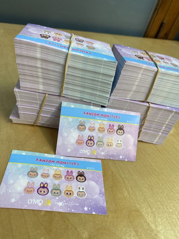 10.000 PEGATINAS de papel 86x55mm