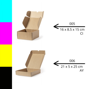 CAJAS KRAFT SIN PERSONALIZAR (PACK)